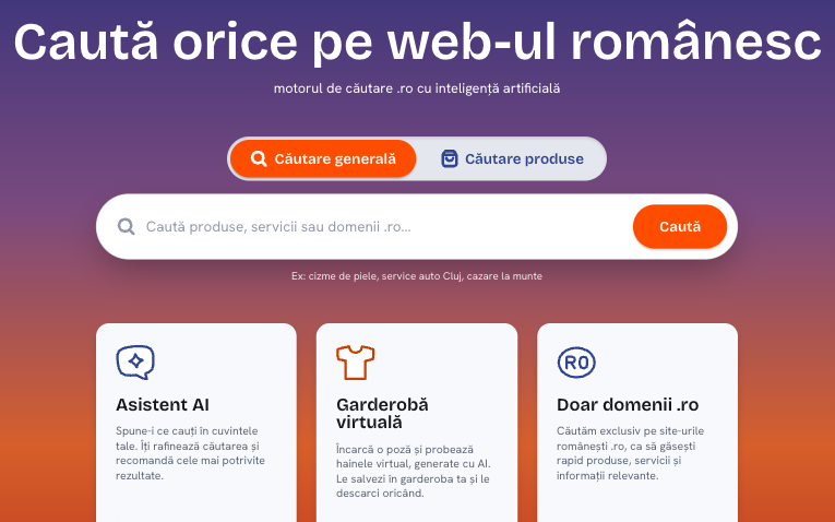 HeiLocal, motorul nostru de căutare cu AI pentru web-ul românesc