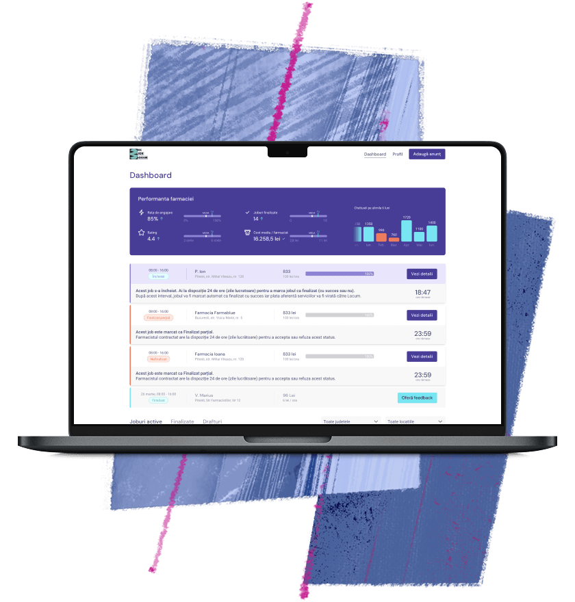 Locum healthcare staffing app