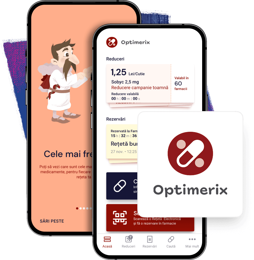 Optimerix brand identity for medical startup