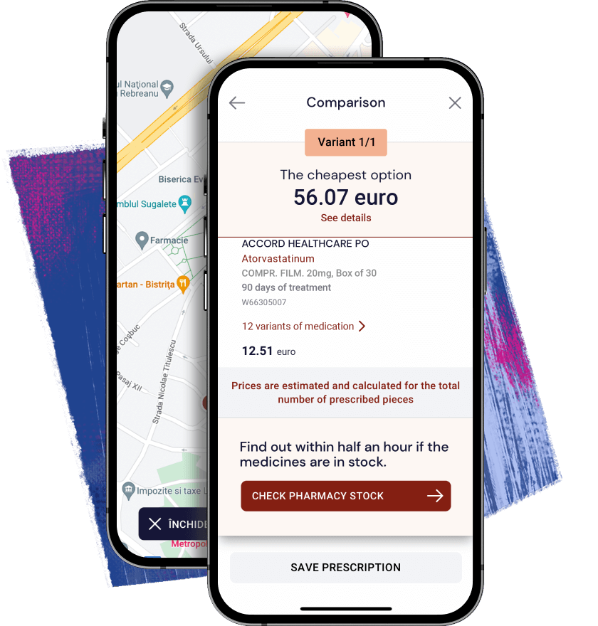 Prescription management mobile app