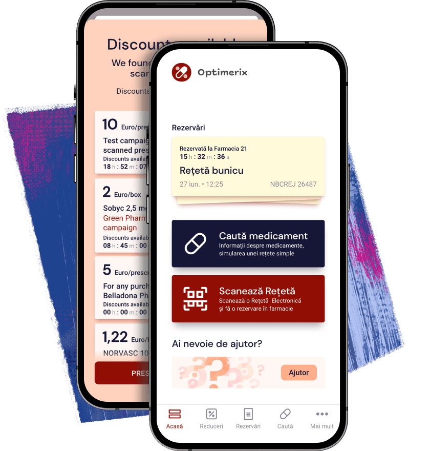 Optimerix prescription app UX